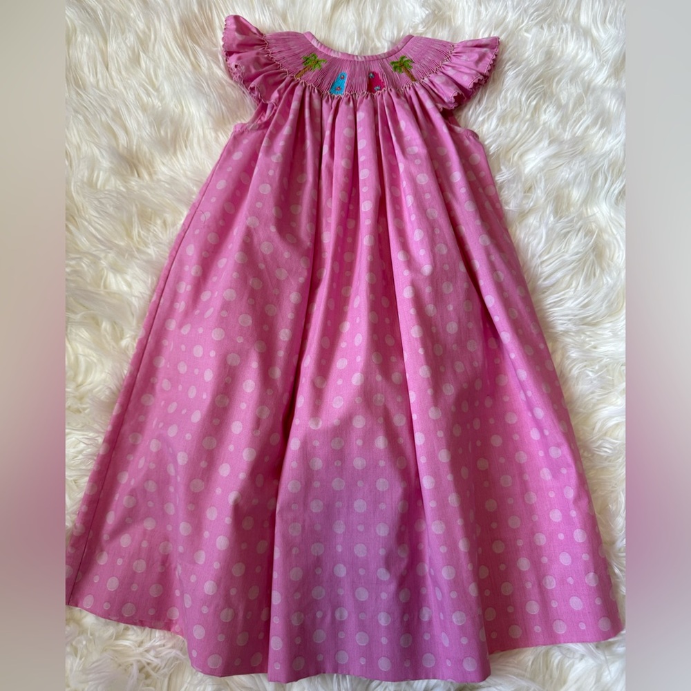 Pink Polka Dot Dress